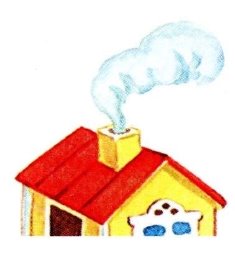 Картинка дом с трубой из трубы идет дым — mvm-dou5-skazka.ru