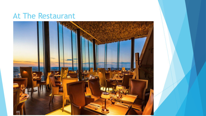 At The Restaurant