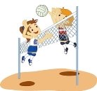 Clipart Kids Volleyball