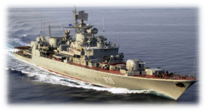 Фрегат «Гетьман Сагайдачный» прогнал из украинских вод российский корабль-разведчик