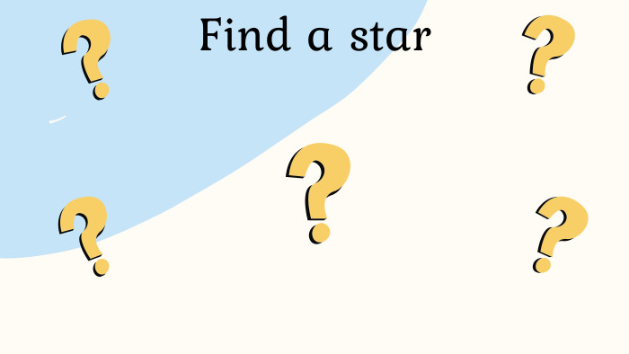Find a star