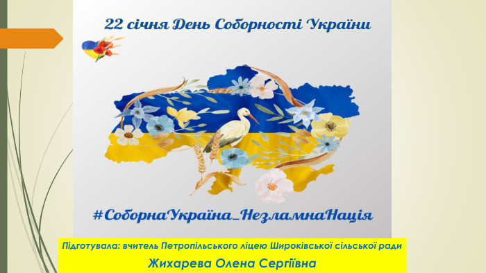Підготувала: вчитель Петропільського ліцею Широківської сільської ради Жихарева Олена Сергіївна 
