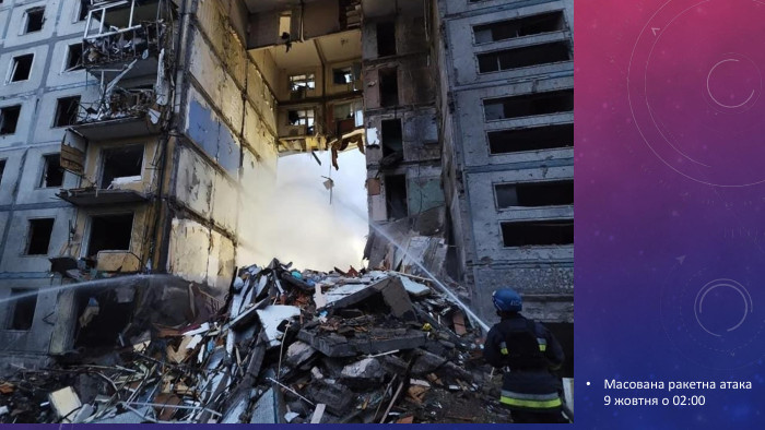 Масована ракетна атака 9 жовтня о 02:00