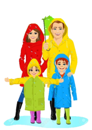 C:\Users\РИЗА\Desktop\54110785-happy-family-in-raincoats-standing-with-umbrella-in-the-rain.jpg