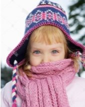Girl wearing scarf looking at camera Stock Photo: 277996469 - Alamy