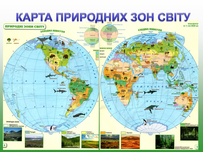Презентація до уроку природознавства 4 кл "Географічна карта"