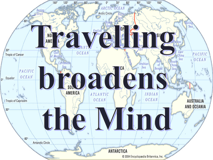 travel broadens the mind in italiano
