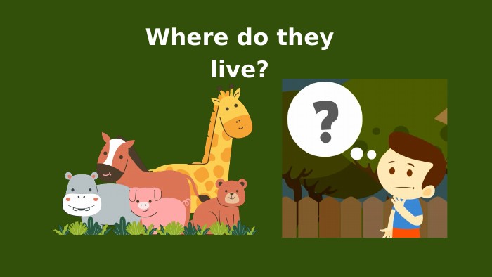 Where do they live?