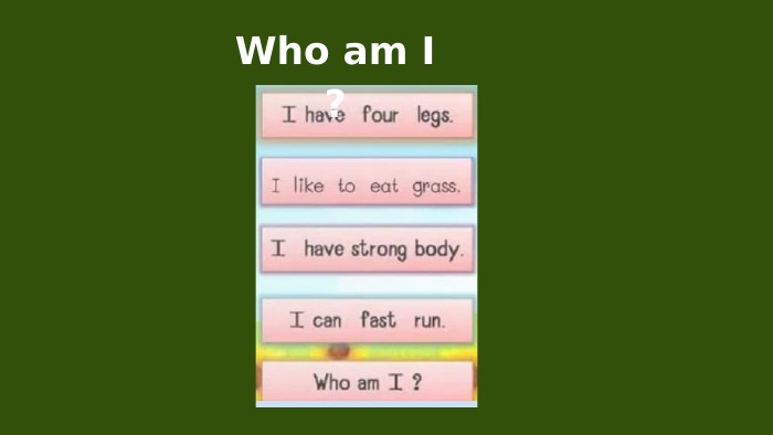 Who am I ?