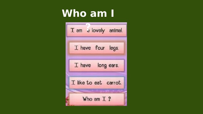 Who am I ?