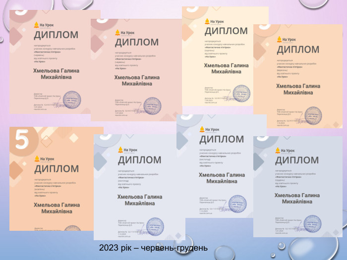  2023 рік – червень-грудень