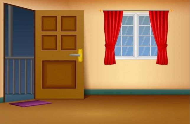 Cartoon Of House Entrance Living Room Design in 2020 | Living room designs,  Living room background, House entrance