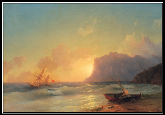 Картинки по запросу картина айвазовского «Море. Коктебель»