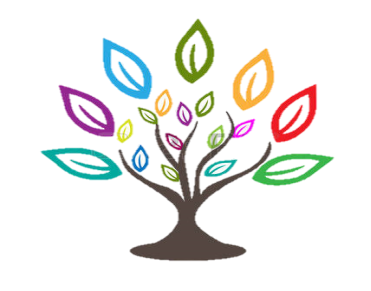 Tree with beautiful colorful leafs.Familytree concept icon logo template Фото со стока - 39943013