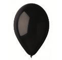 Кулька чорна 10"(26см) пастель 1шт ≡ купити за 2.00 грн | funfan.ua