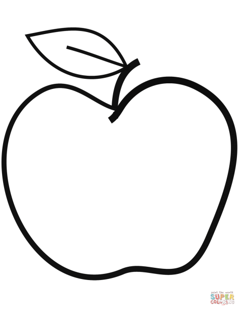Результат пошуку зображень за запитом "розмальовка яблуко"