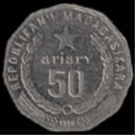 50 ariary / obverse