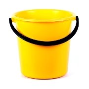 Ведро пластиковое 14л желтое - ОфисМ