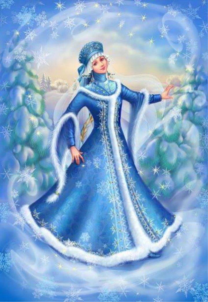 Плакат для класу "Дівчина-Зима"