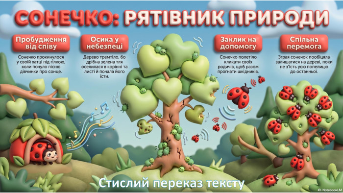 Стислий переказ тексту