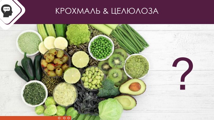 КРОХМАЛЬ & ЦЕЛЮЛОЗА ?