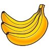 Учимся рисовать связку бананов
