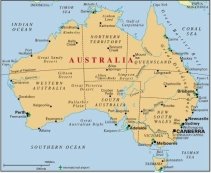 Map of Australia With Cities | Australia map, Australia, Printable maps