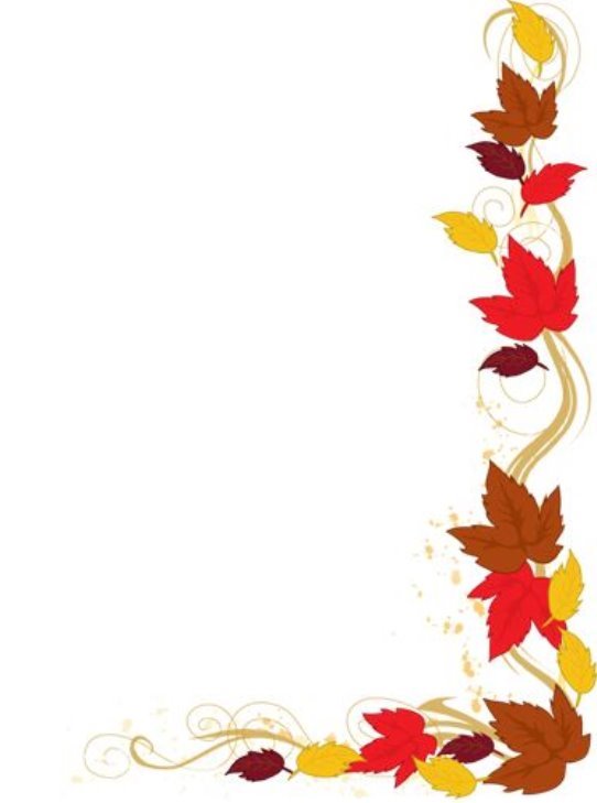 Borders Autumn Leaves Clipart