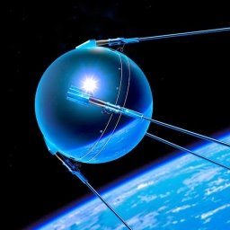 Картинки по запросу "перший штучний супутник землі"