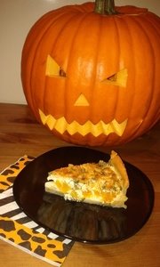 Хэллоуинский тыквенный пирог (pumpkin pie)  