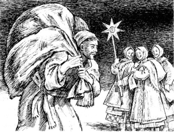 Николай Васильевич Гоголь - Ночь перед Рождеством - Иллюстрация Александра Кузьмина - 2011