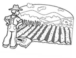 Картинки по запросу фермер розмальовка
