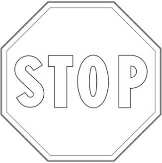 Розмальовка "Stop" Sign in Italy - Клікніть щоб відкрити версію для друку