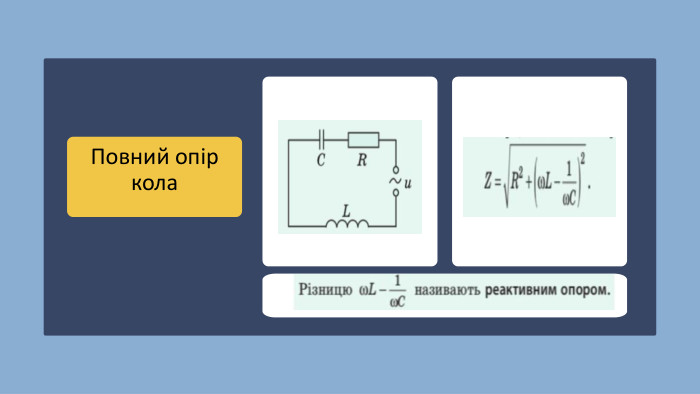 Повний опір кола