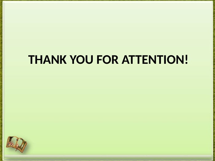 Thank you for attention!