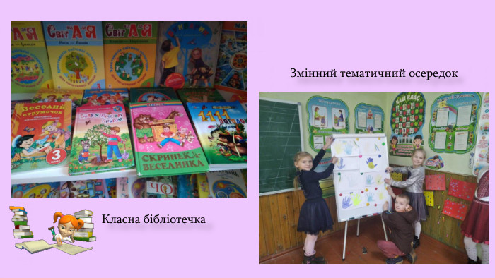 Класна бібліотечка. Змінний тематичний осередок