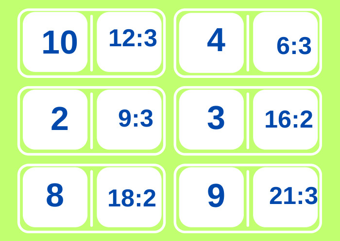  12:3 10 4 3 9 28 9:3 18:2 6:3 21:3 16:2 