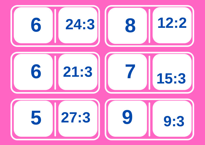  6 24:3 812:2 9:3 6 5 79 15:321:327:3