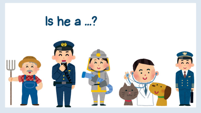 Is he a ...?