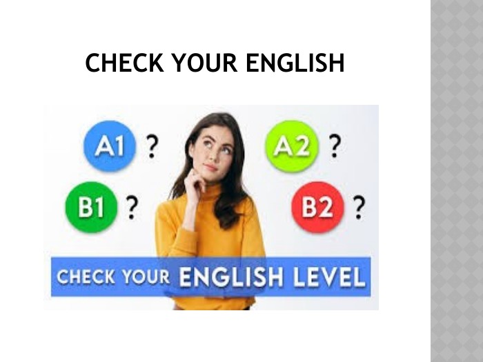 CHECK YOUR ENGLISH