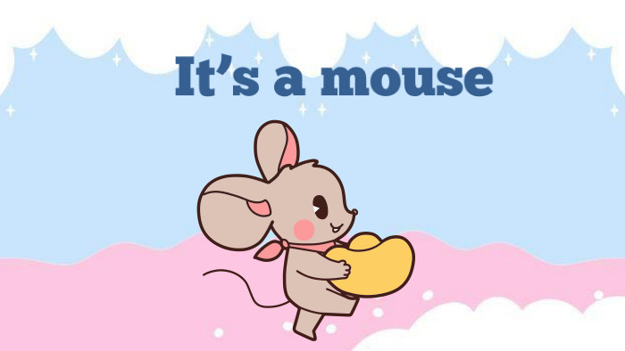 It’s a mouse