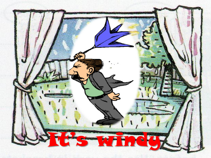 It’s windy