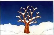 картинки для дітей дерева взимку