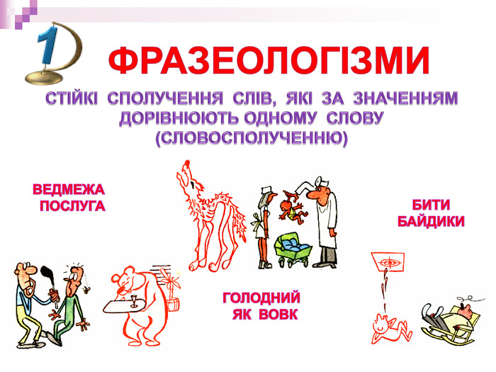 Приклади фразеологізмів українською мовою