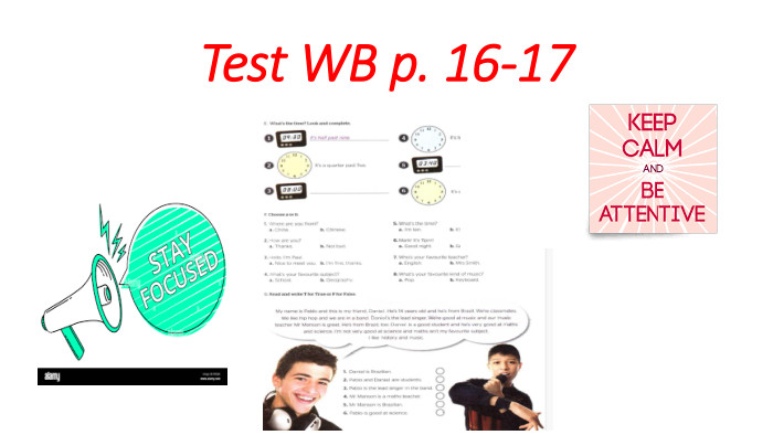 Test WB p. 16-17