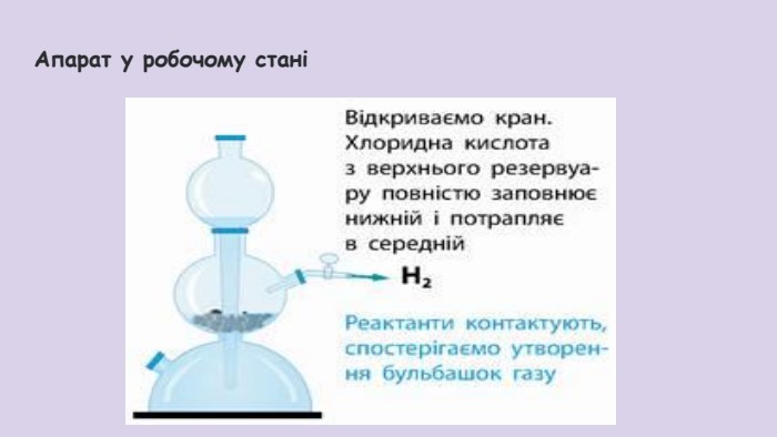 Апарат у робочому стані