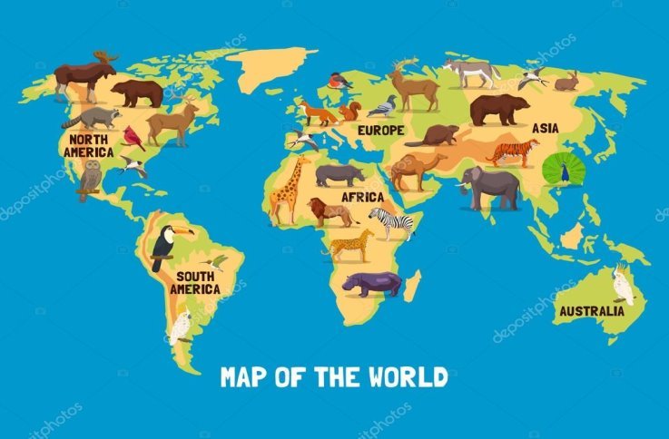 http://st2.depositphotos.com/2885805/9356/v/950/depositphotos_93566900-stock-illustration-animals-world-map.jpg