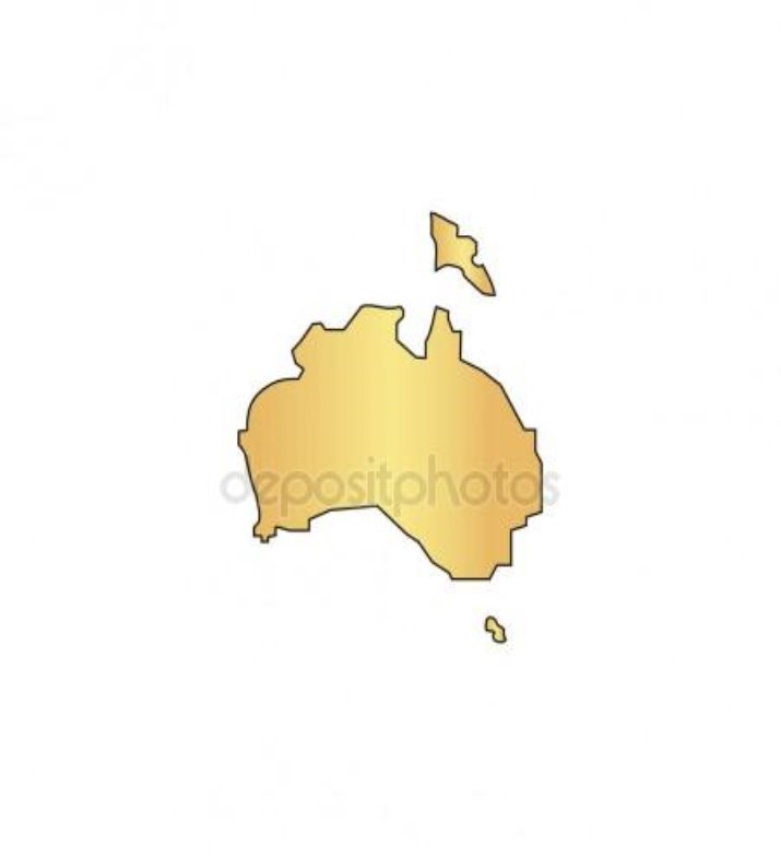 Картинки по запросу малюнки контурна карта Австралії
