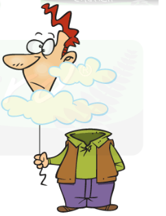 Описание: Описание: Meaning of the English Idiom - To have your head in the clouds