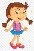 Girl Clipart Rugby - Cartoon Kids Girls - Png Download (#189650) -  PinClipart